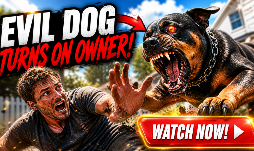 The Terrifying Moment an Evil Dog Turns on Its Owner and Changes Everything