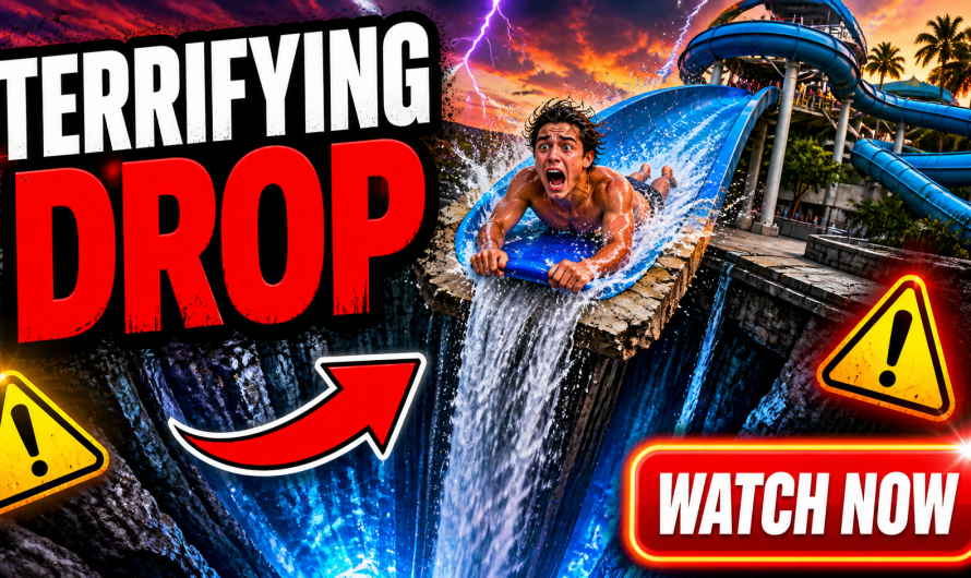 Watch How a Water Slide Turned Into a Terrifying Drop That No One Expected